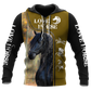 Horse Love 3D Printed Art – 3D Hoodie