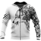 Wolf Makes Me Strong Quote - 3D Hoodie