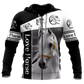 Custom Name Horse All Over Print Graphic – 3D Hoodie