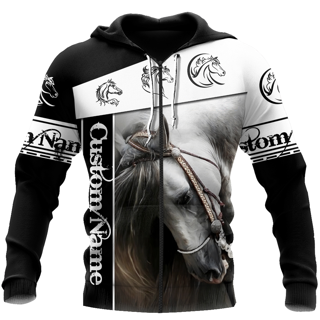 Horse Custom Name 3D All Over Printed Shirts – 3D Hoodie