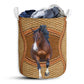 Horse 4 Line Rattan Handmade - Laundry Basket - Owls Matrix LTD