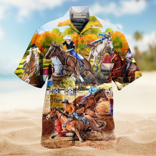 Horse Barrel Racing Ride It Like You Stole It Limited Edition – Hawaiian Shirt