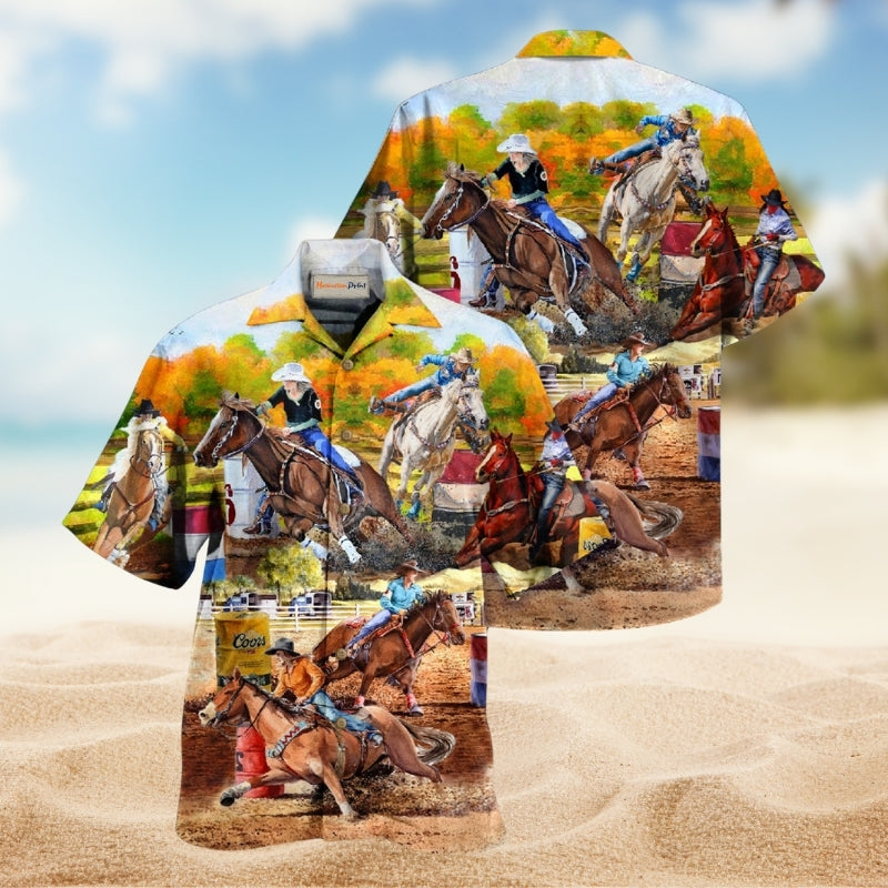 Horse Barrel Racing Ride It Like You Stole It Limited Edition – Hawaiian Shirt