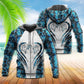 Beautiful Horse Blue Style - 3D Hoodie