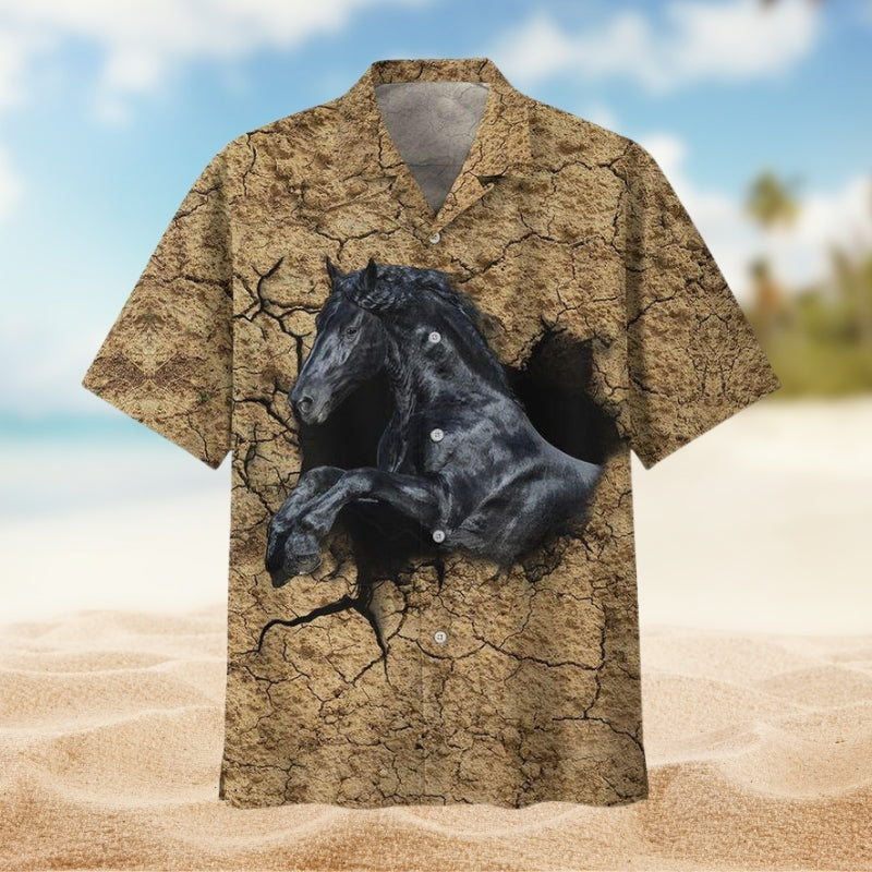 Horse Black Darkness Limited Edition – Hawaiian Shirt
