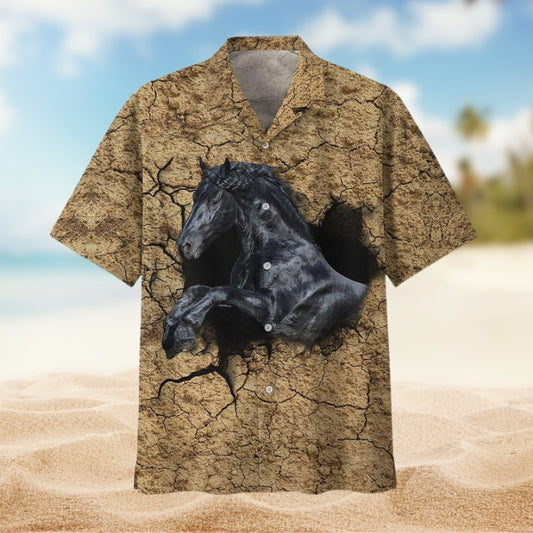 Horse Black Darkness Limited Edition – Hawaiian Shirt