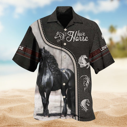 Horse Black Lover Limited Edition – Hawaiian Shirt