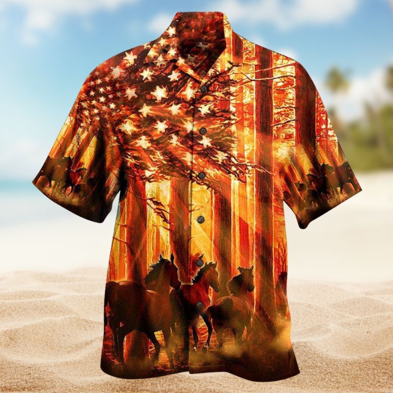 Horse Born To Ride Edition – Hawaiian Shirt