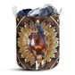 Horse Crown Royal - Laundry Basket - Owls Matrix LTD