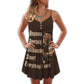 Horse Definition Happiness – Women's Summer Sleeveless V-Neck Camisole Dress