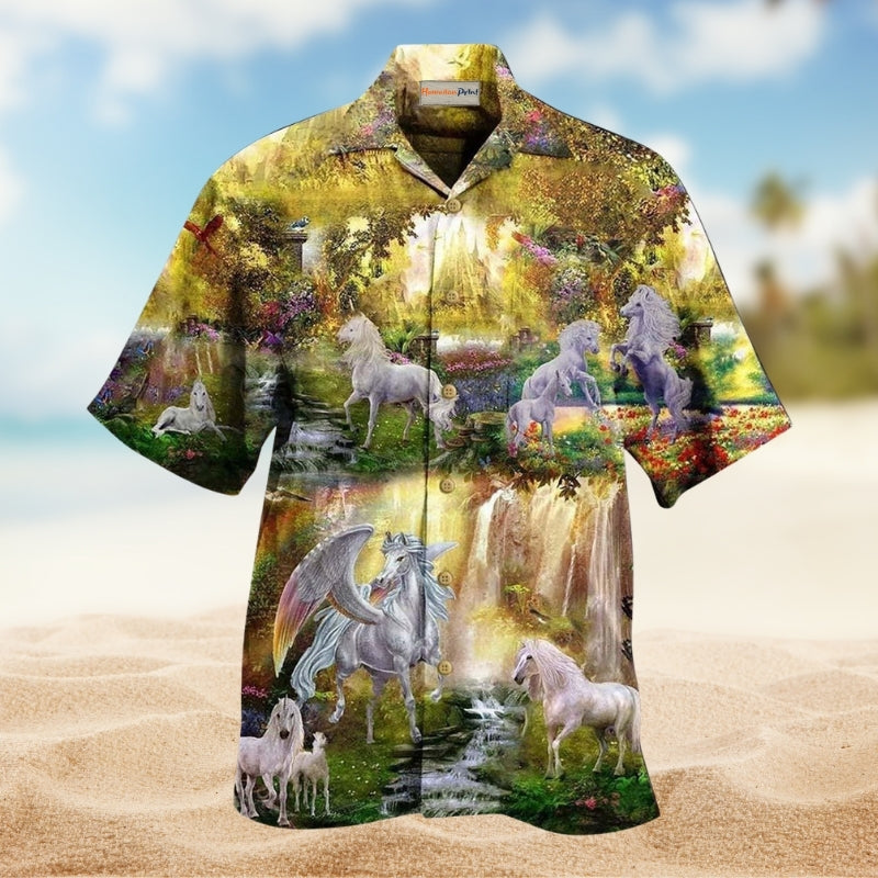 Horse Fly To Paradise Limited Edition – Hawaiian Shirt