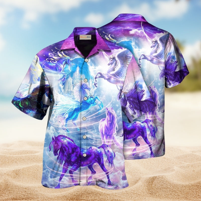 Horse Fly To The Galaxy Limited Edition – Hawaiian Shirt