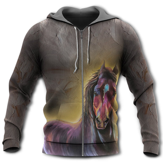 Inspirational Horse Quote Style - 3D Hoodie