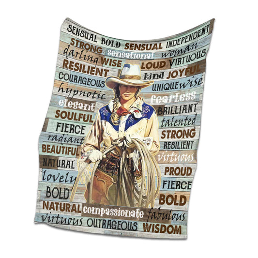 Horse I Am Beautiful 50 x 60 Inch Flannel Blanket For Cozy Bedroom And Sofa Decor