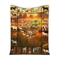Horse I Love Horses 50 x 60 Inch Flannel Blanket For Cozy Bedroom And Sofa Decor