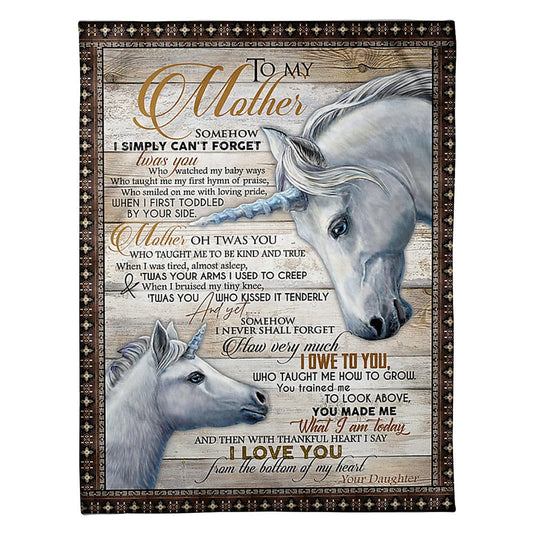 Horse Lifelong Love Message 50 x 60 Inch Flannel Blanket For Cozy Bedroom And Sofa Decor