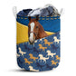 Horse Jean Warm Style - Laundry Basket - Owls Matrix LTD