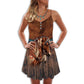 Cool Leather Horse Style – Women's Summer Sleeveless V-Neck Camisole Dress