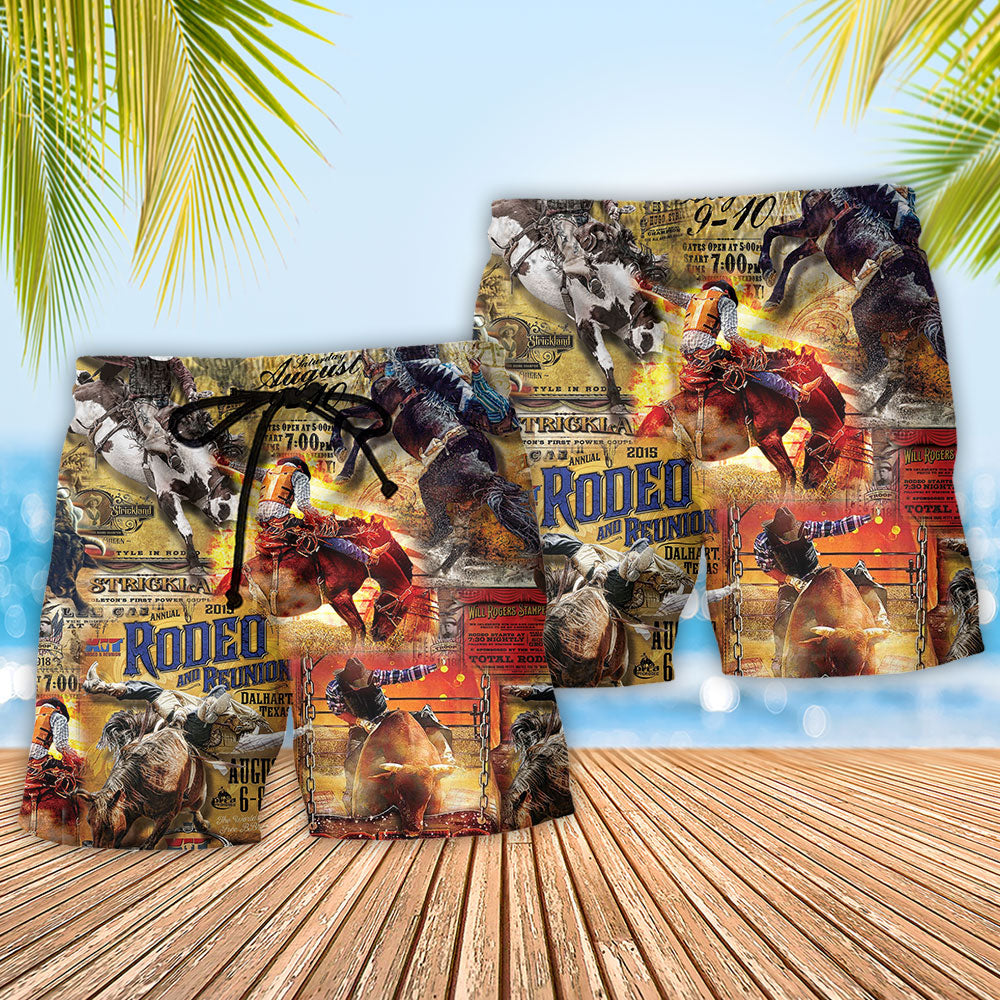 Rodeo Horse Love Life – Beach Short