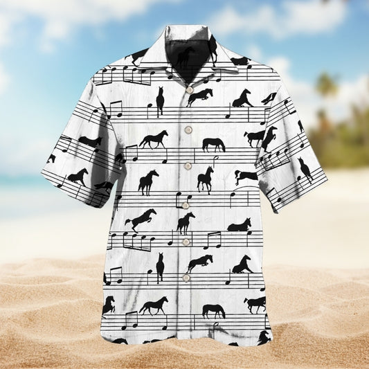 Horse Music Notes Limited Edition – Hawaiian Shirt