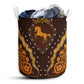 Horse Pattern Wood Royal - Laundry Basket - Owls Matrix LTD