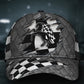 Horse Racing Black Style Speed Theme – Classic Cap