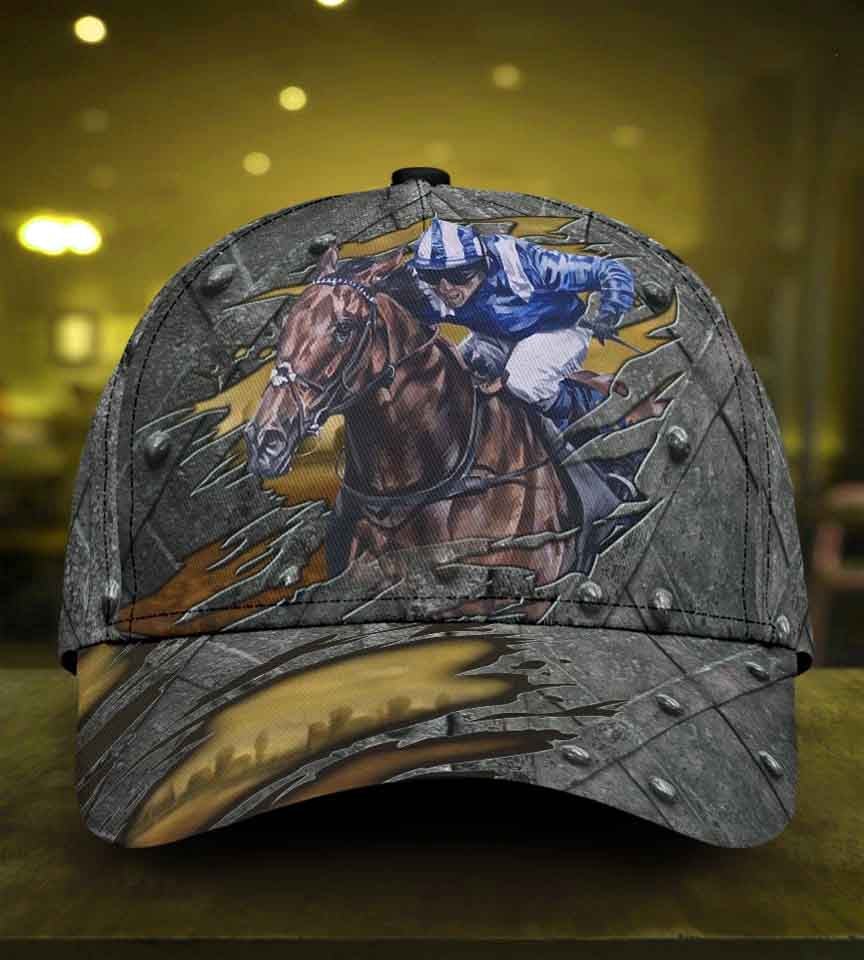 Horse Racing Crack Pattern – Classic Cap