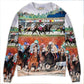 Horse Racing Wild Power Style – Sweater - Ugly Christmas Sweater