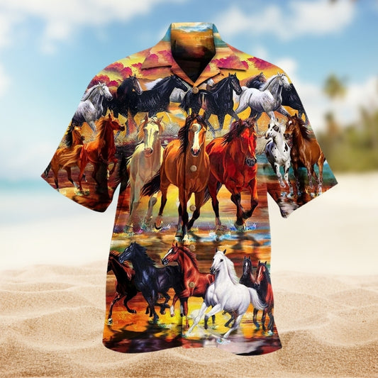 Horse Run Run Limited Edition – Hawaiian Shirt