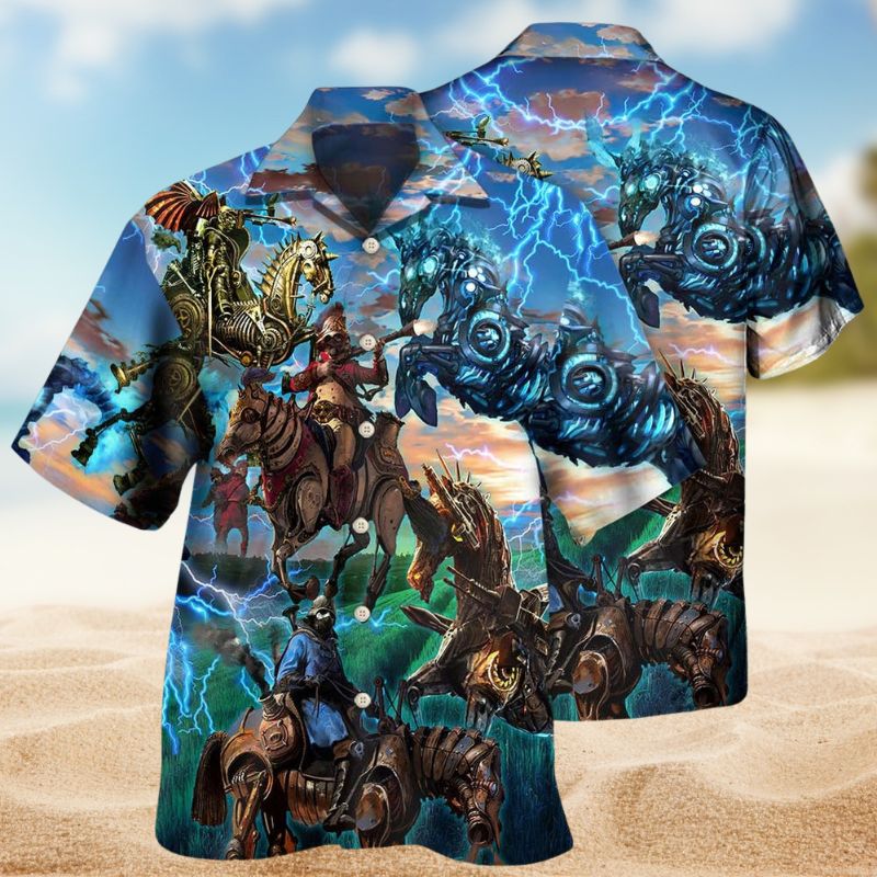 Horse Steampunk Mechanical Edition – Hawaiian Shirt