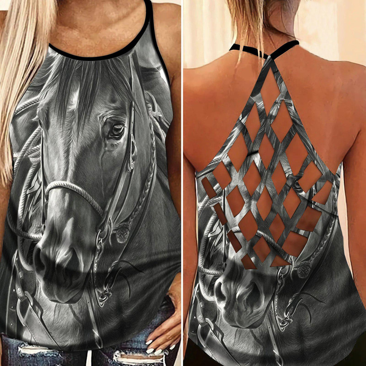 Horses Love Life Limited Edition 12 – Hollow Tank Top