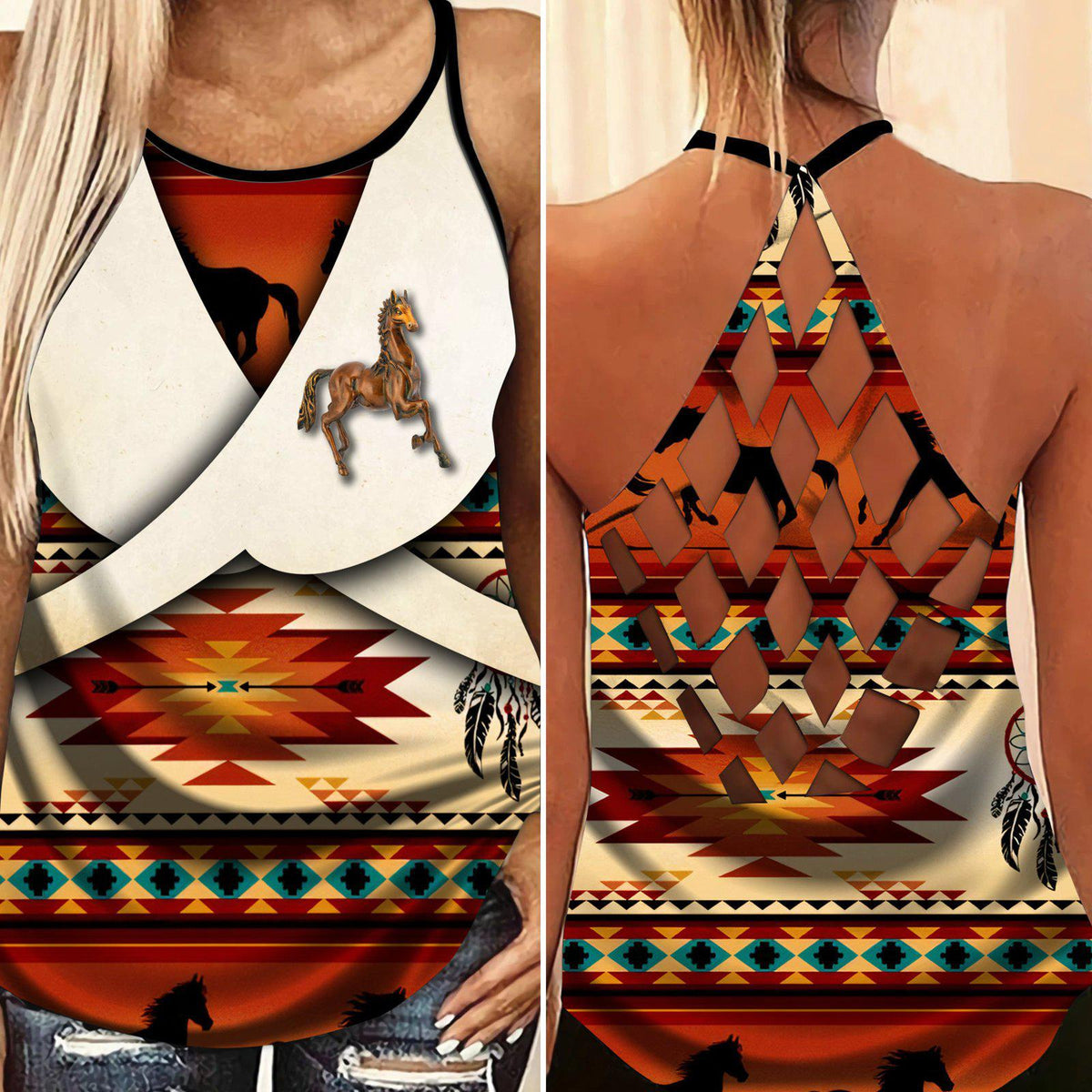Horses Love Life Limited Edition 2 – Hollow Tank Top