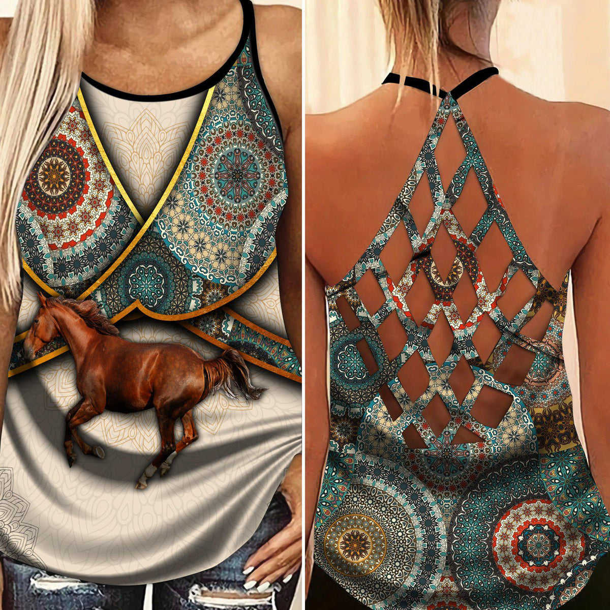 Horses Love Life Limited Edition 4 – Hollow Tank Top