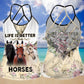 Horses Love Life Limited Edition 6 – Hollow Tank Top