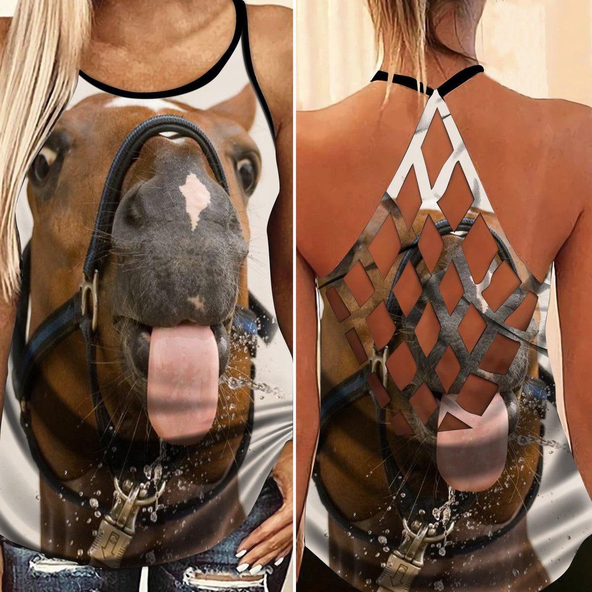 Horses Love Life Limited Edition 7 – Hollow Tank Top