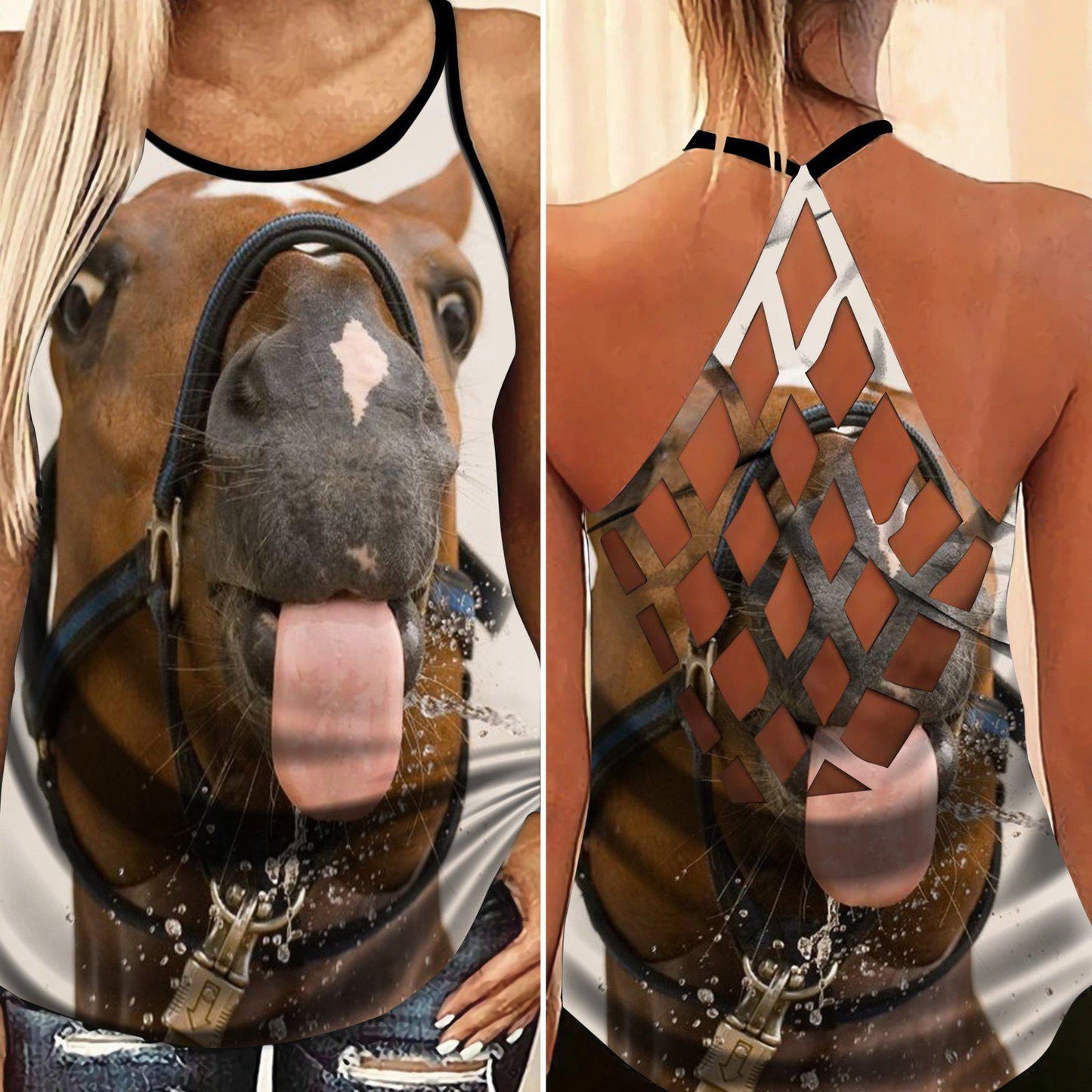 Horses Love Life Limited Edition 7 – Hollow Tank Top
