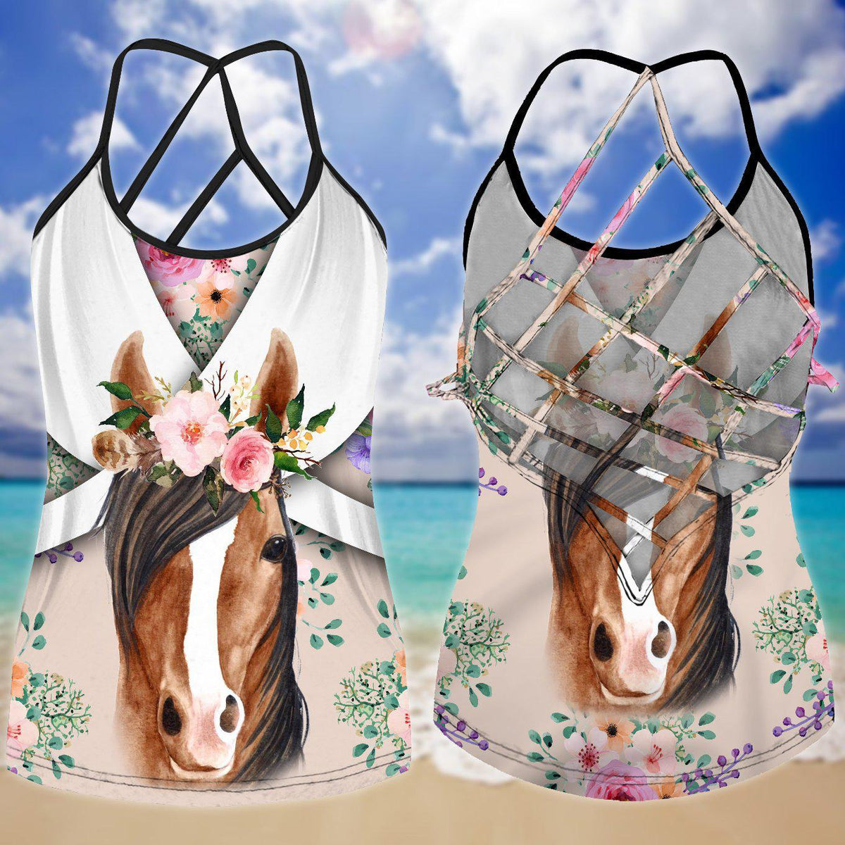 Horses Love Life Limited Edition 8 – Hollow Tank Top