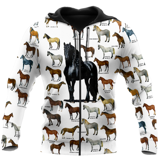 Horse One More Horse Quote - 3D Hoodie