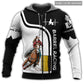 Horse Racing Black White Personalized - 3D Hoodie2