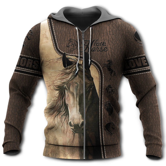 Horse Strength Inspirational Quote Style - 3D Hoodie