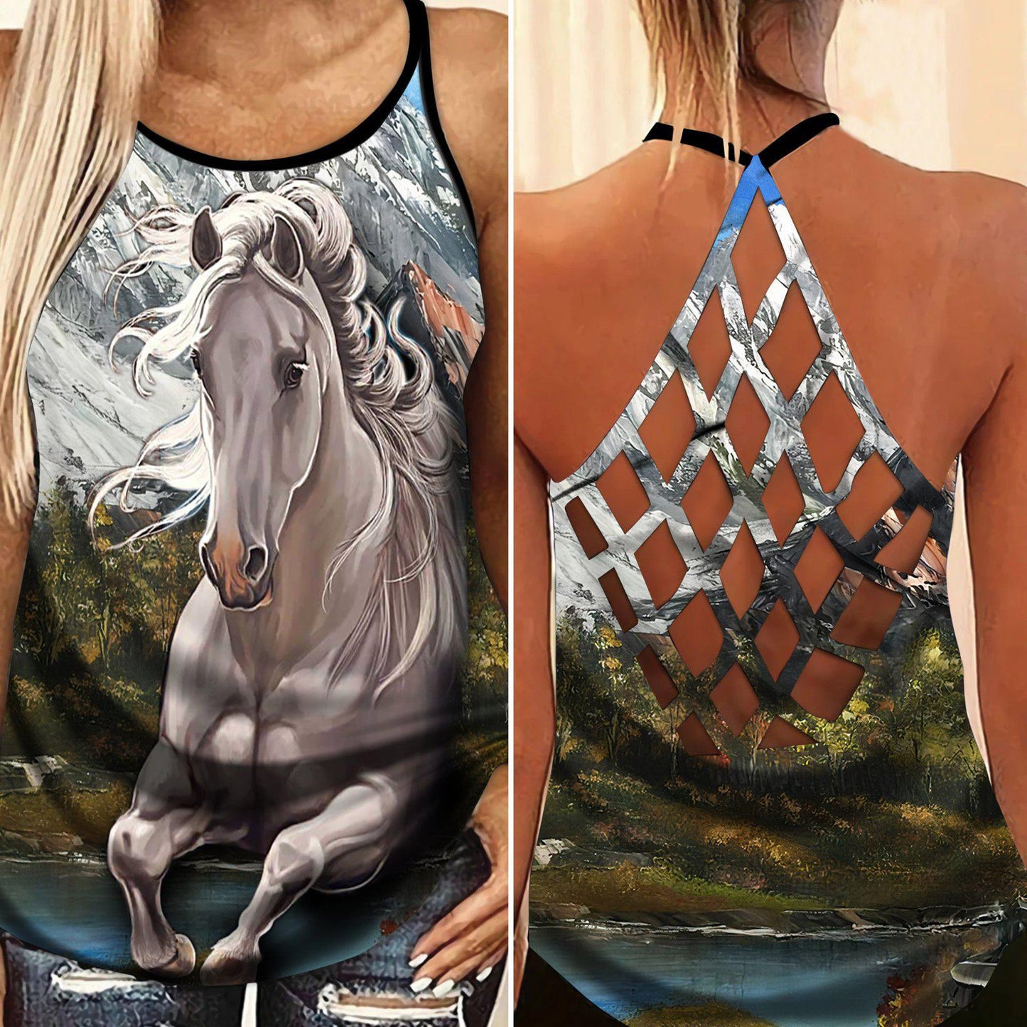Horses Love Life Limited Edition 14 – Hollow Tank Top