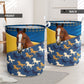 Horse Jean Warm Style - Laundry Basket - Owls Matrix LTD