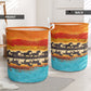 Horse Reflection In The Sunset - Laundry Basket - Owls Matrix LTD