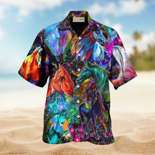 Horses Colorful Edition – Hawaiian Shirt
