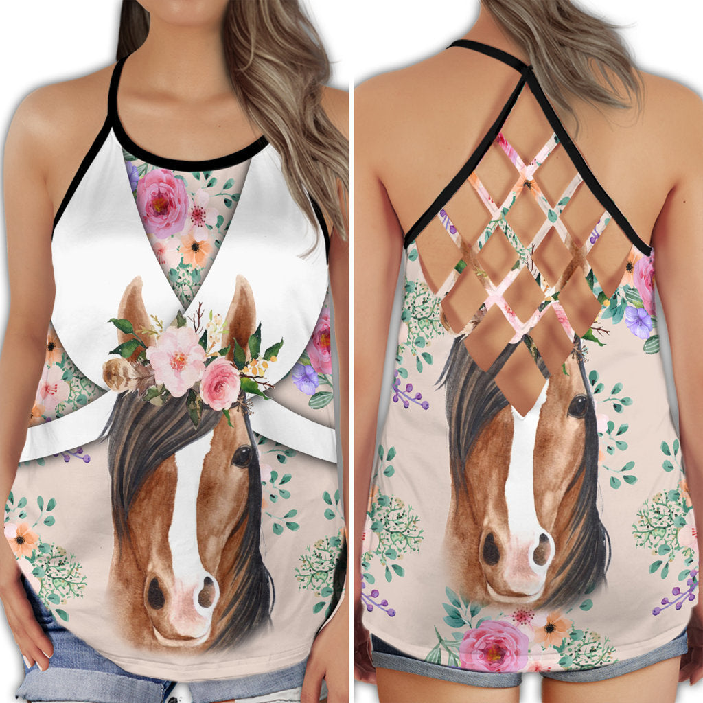 Horse Love Life Laurel Wreath Collection – Hollow Tank Top