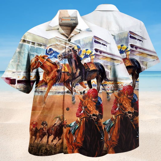 Horses Racing Amazing Style – Hawaiian Shirt