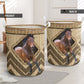 Horse Wickerwork Hole - Laundry Basket - Owls Matrix LTD