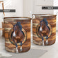Horse Wood Vintage - Laundry Basket - Owls Matrix LTD