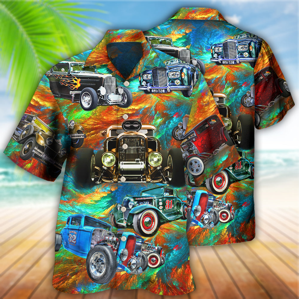 Hot Rod Car Vintage Style Guide - Hawaiian Shirt
