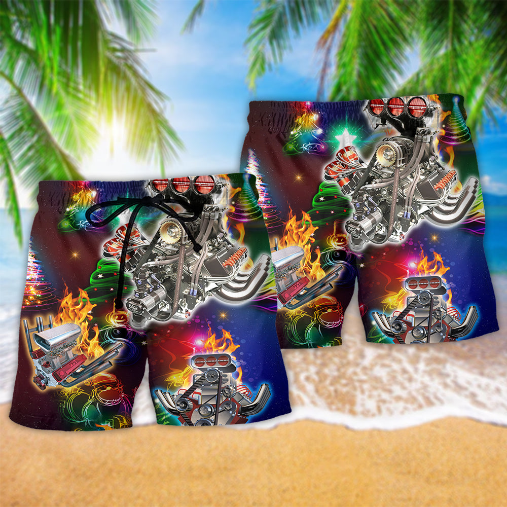 Hot Rod Christmas Tree Light – Beach Short